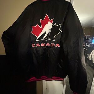 Nike team Canada Men's Black Jacket